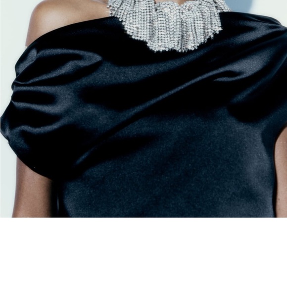 NWT ZARA SATIN DRESS , SIZE S - Picture 10 of 11